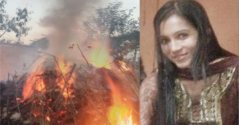 congress leader, his wife and daughter funeral at muktsar of punjab, son in critical condition