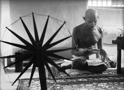 government give a answere on PM Modi's photo on Khadi and Village Industries Commission calendar