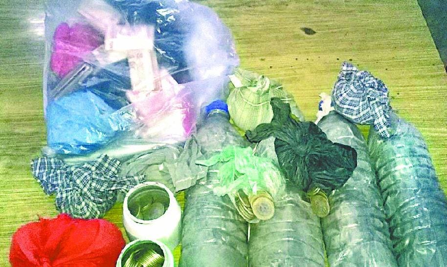 During the patrol caught 'millionaire' beggars