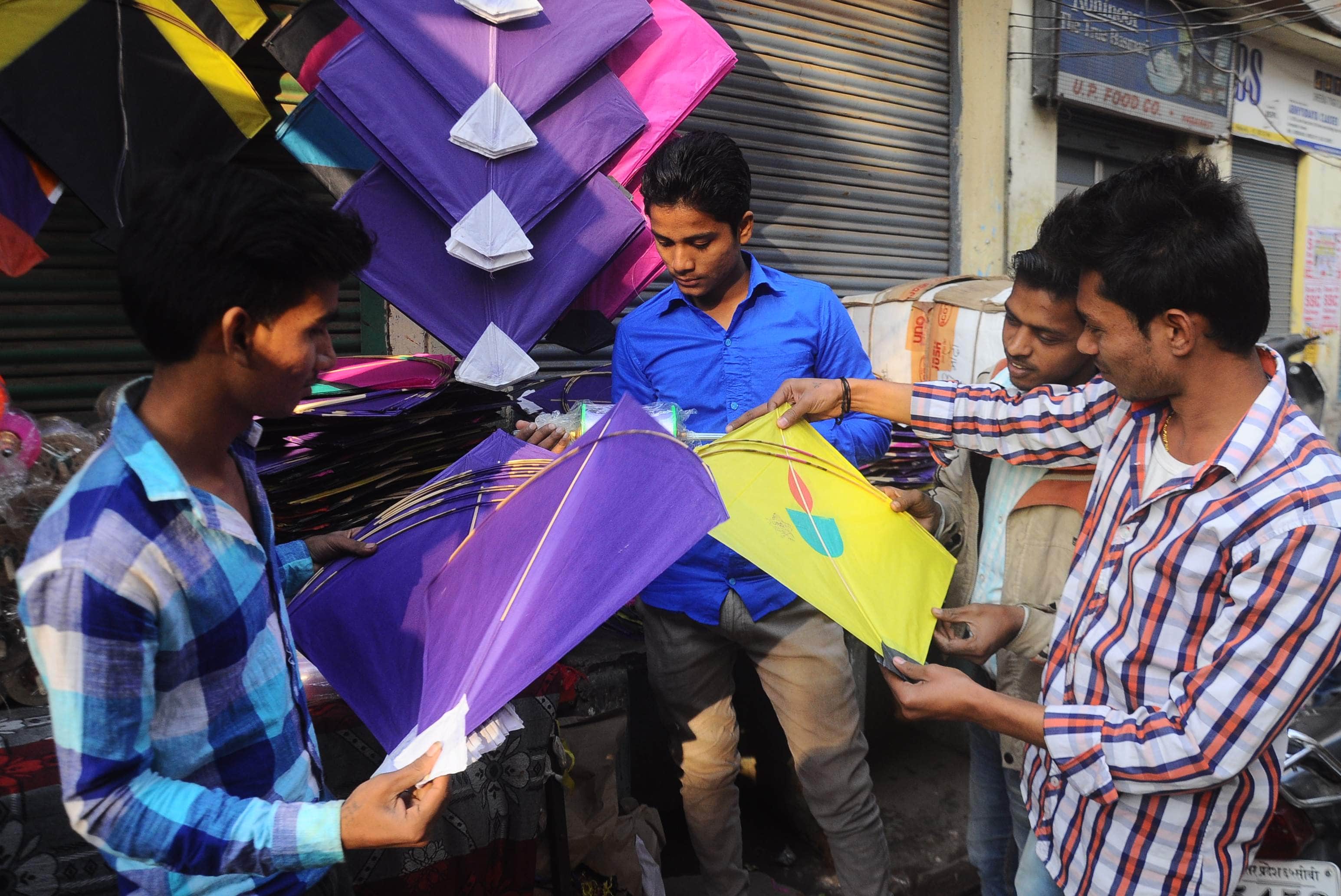 notebadi and surgical strike name kites are price double in market