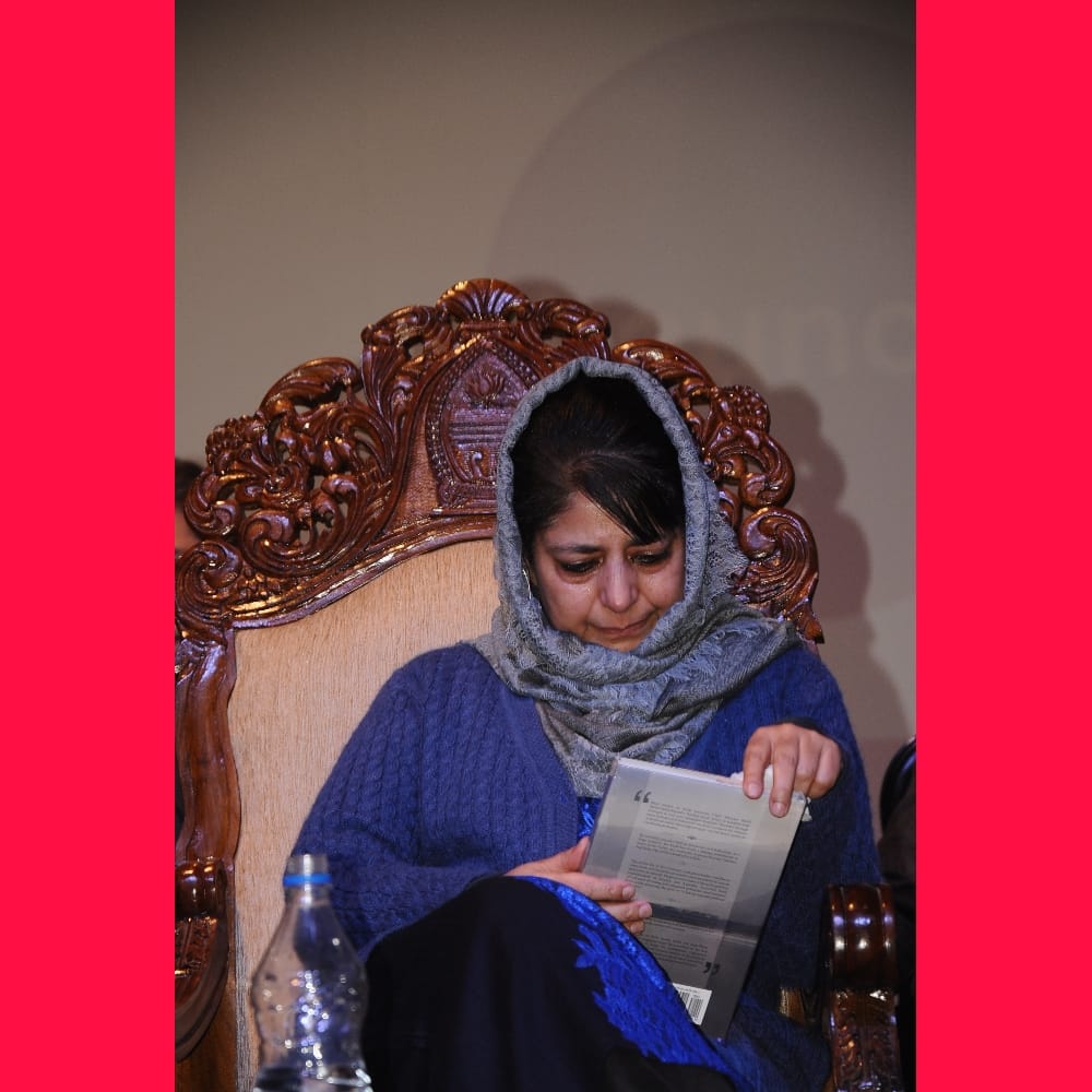 Mehbooba Mufti passionate in book release function