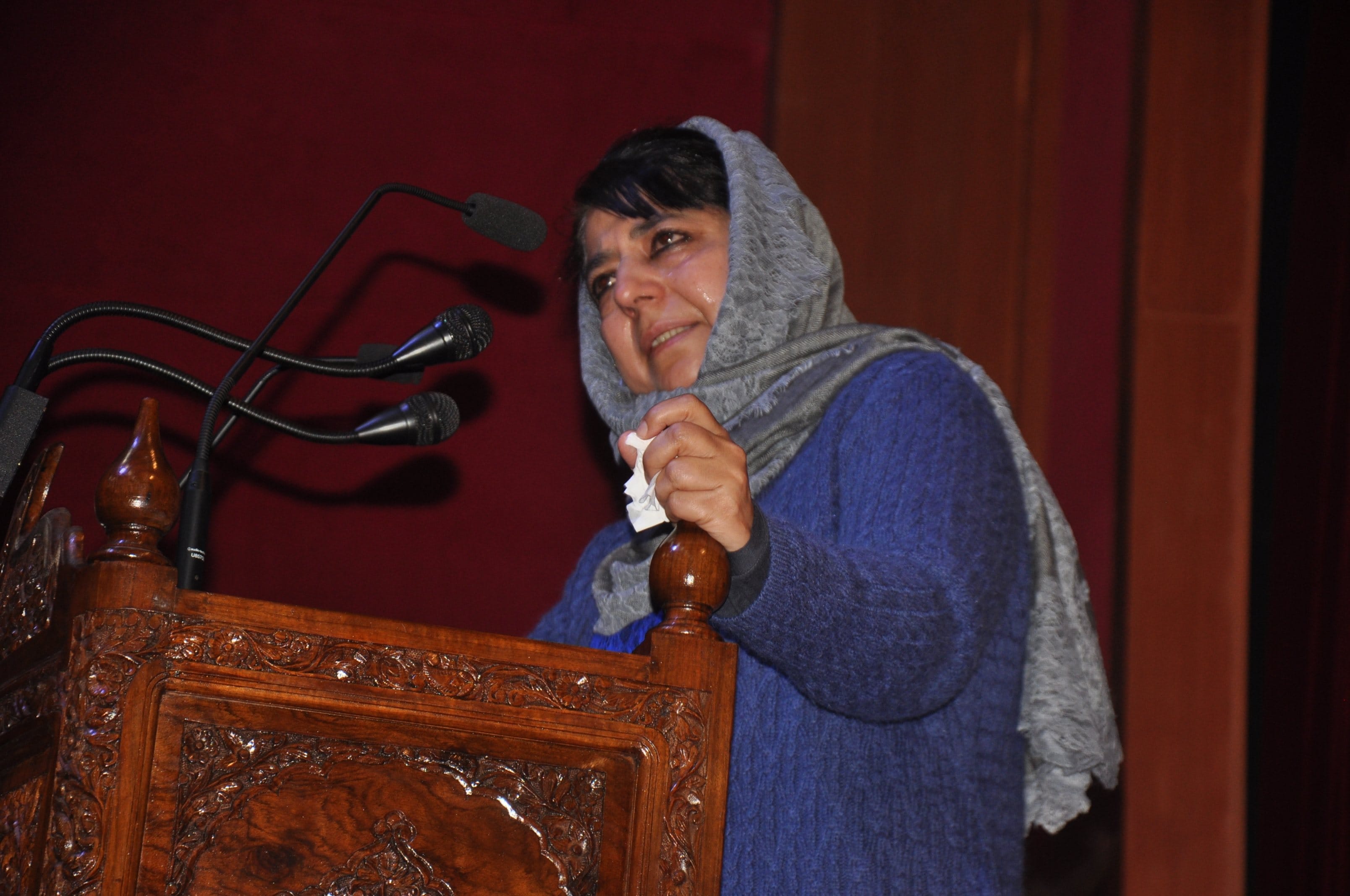 Mehbooba Mufti passionate in book release function