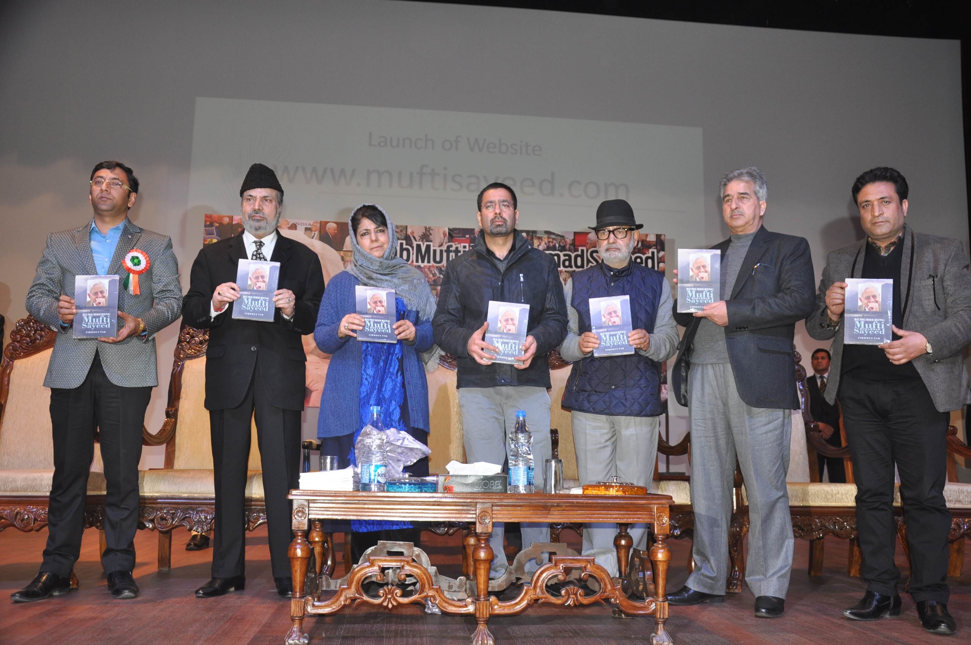 Mehbooba Mufti passionate in book release function