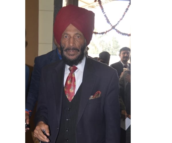  Milkha singh in Lucknow.
