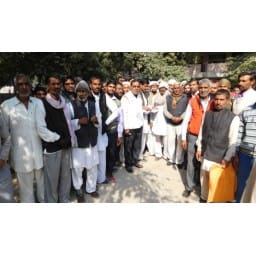 rewari,protest,land,award amount, villegers, salahawas