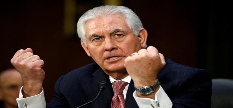 Tillerson CONFLICTS on key issues WITH TRUMP