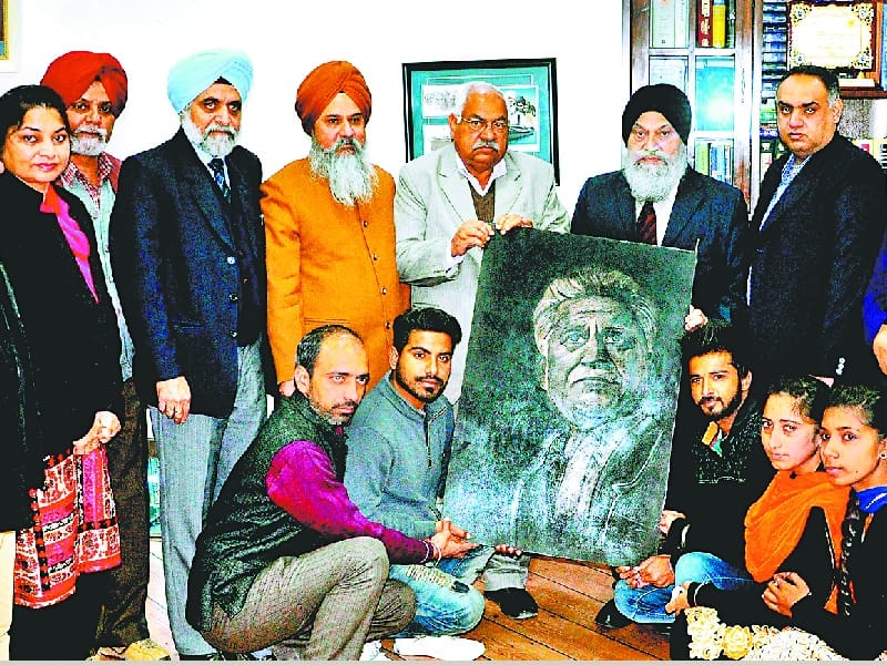 Punjabi University, Bollywood actor Om Puri, Fellowship, Patiala