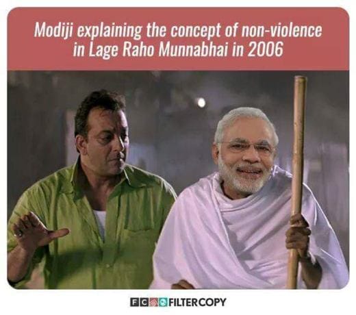 trending pics: PM Modi replacing Mahatma Gandhi photos gone viral on social media