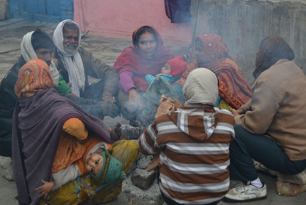 Public life suffering from Icy wind  