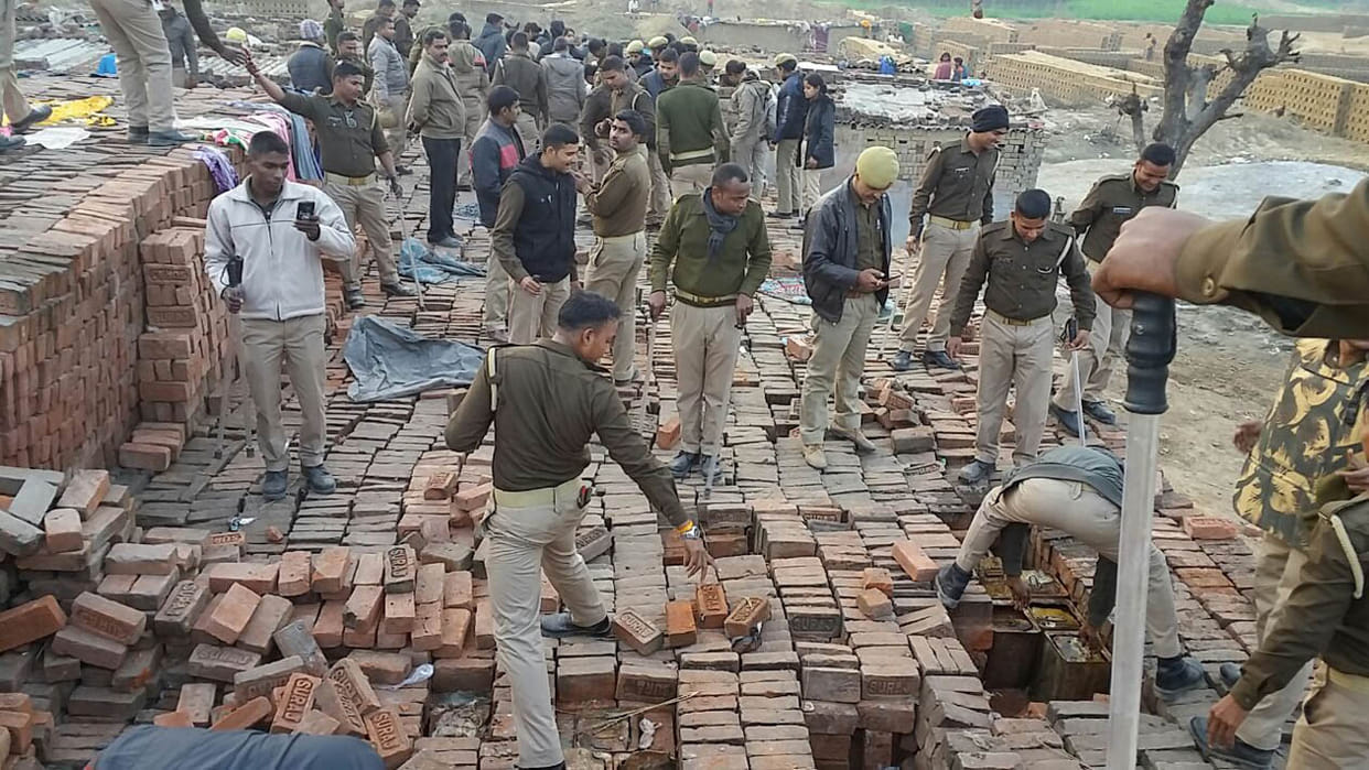 Brick-kiln raw liquor recovered