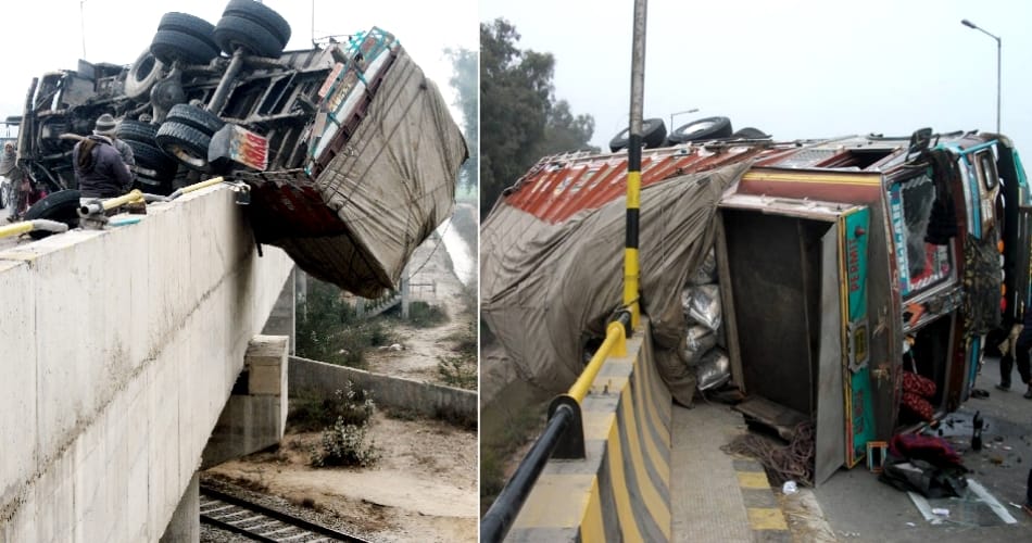 Truck accident in abohar punjab, 1 killed