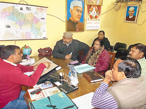 Reviewed preparations for polling stations