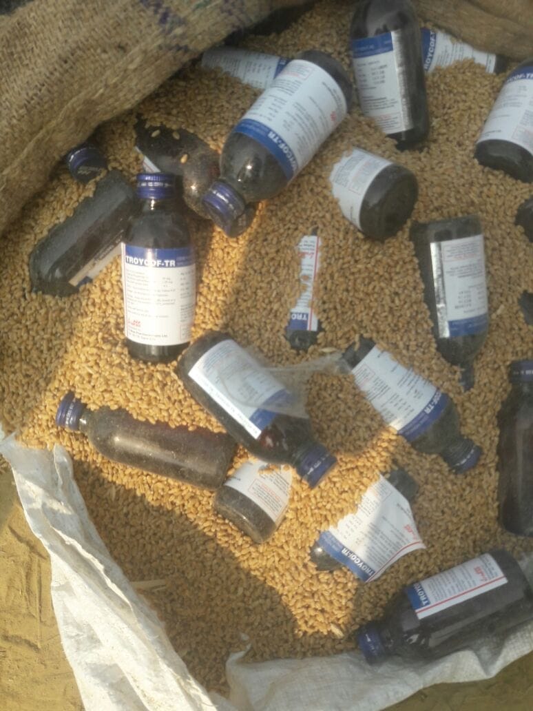Tempo of the drugs recovered 