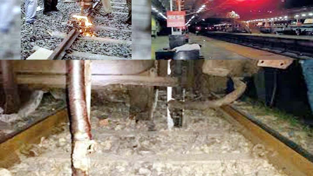 between rura maitha in Kanpur broken track again