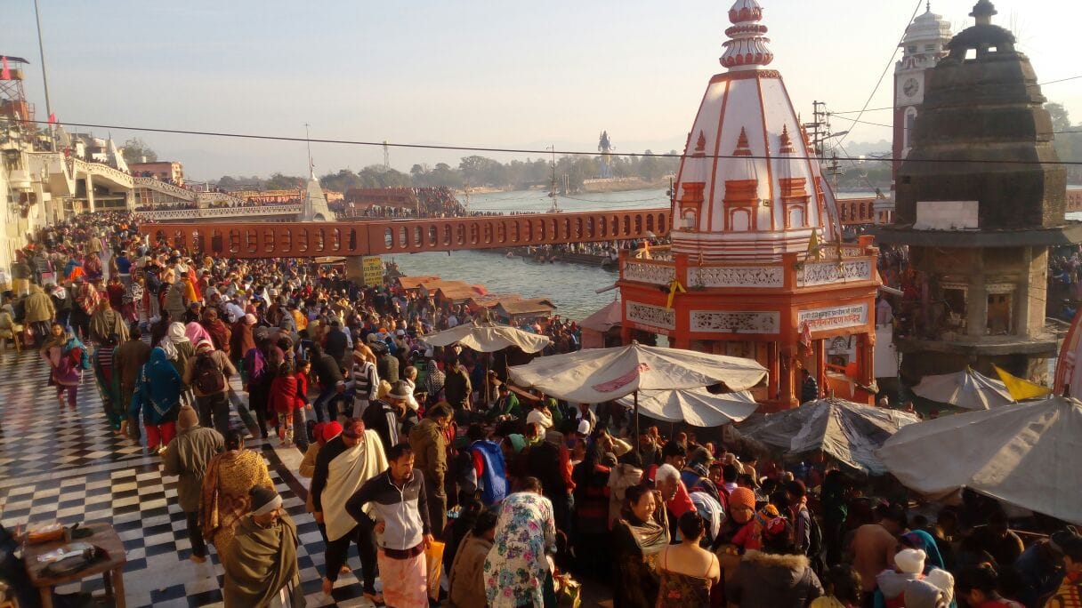 kumbh shahi snan 2019 in brahma kund