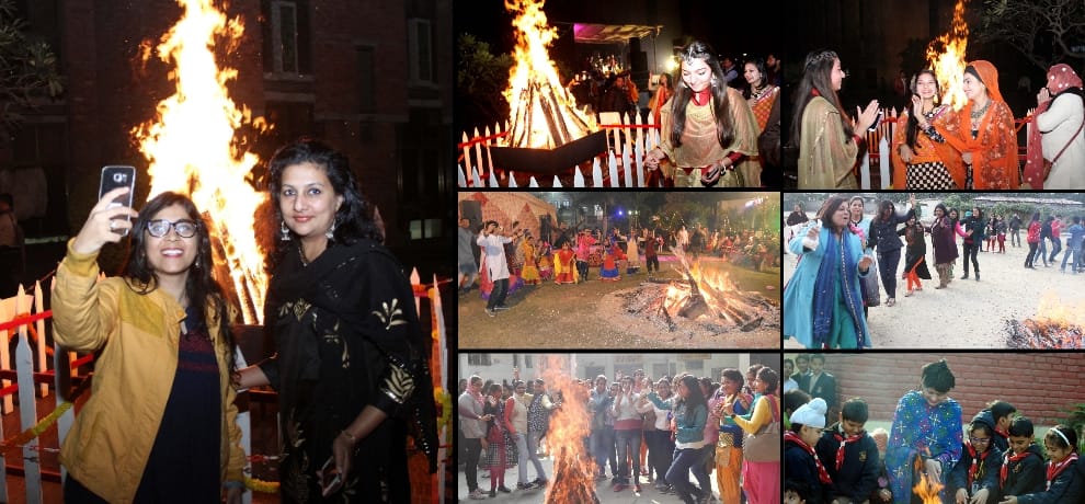 photos of lohri celebration in delhi ncr