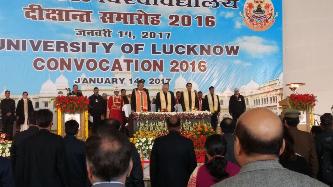 lucknow university convocation starts