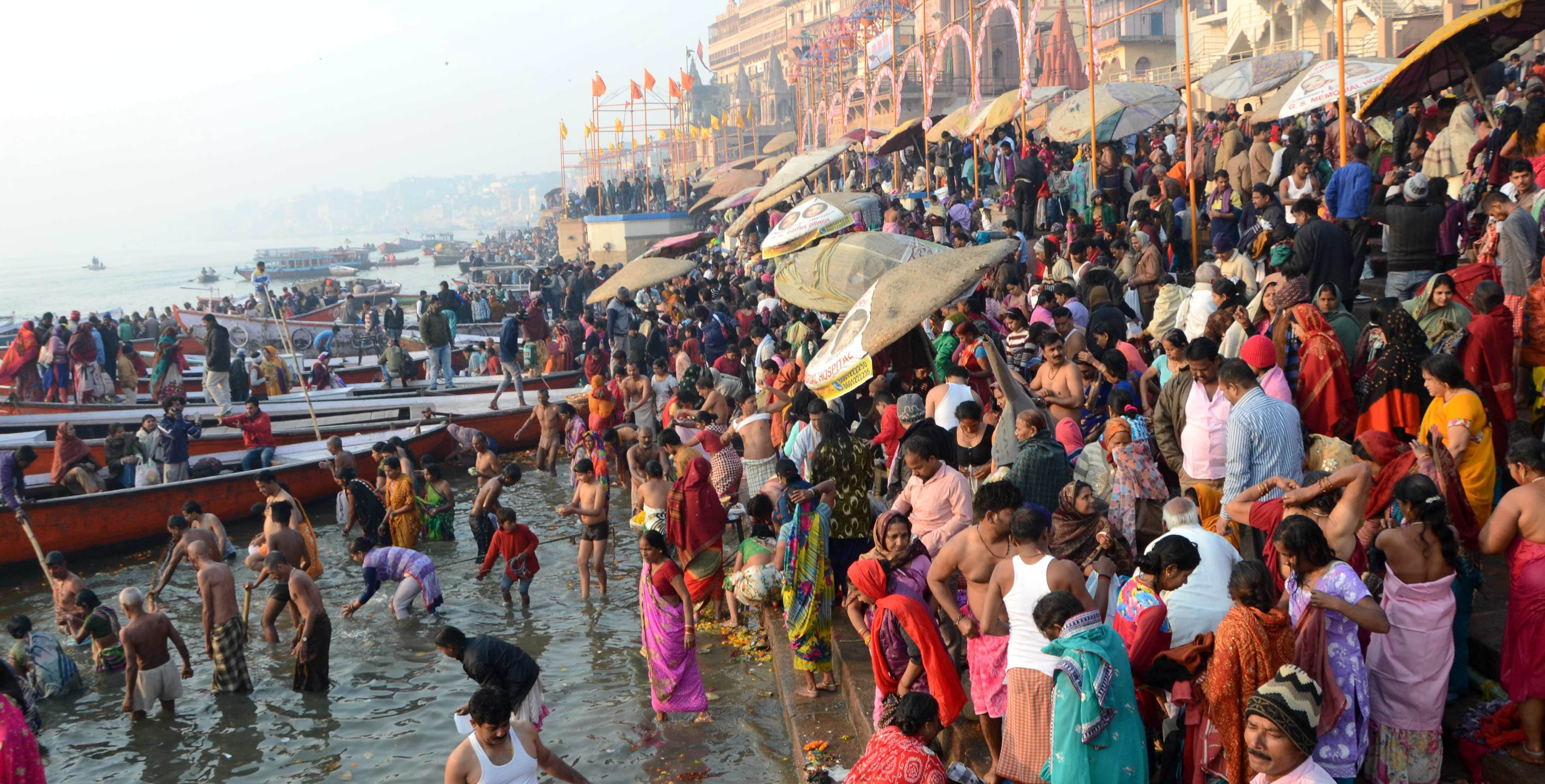 Makar Sankranti Varanasi see pictures 
