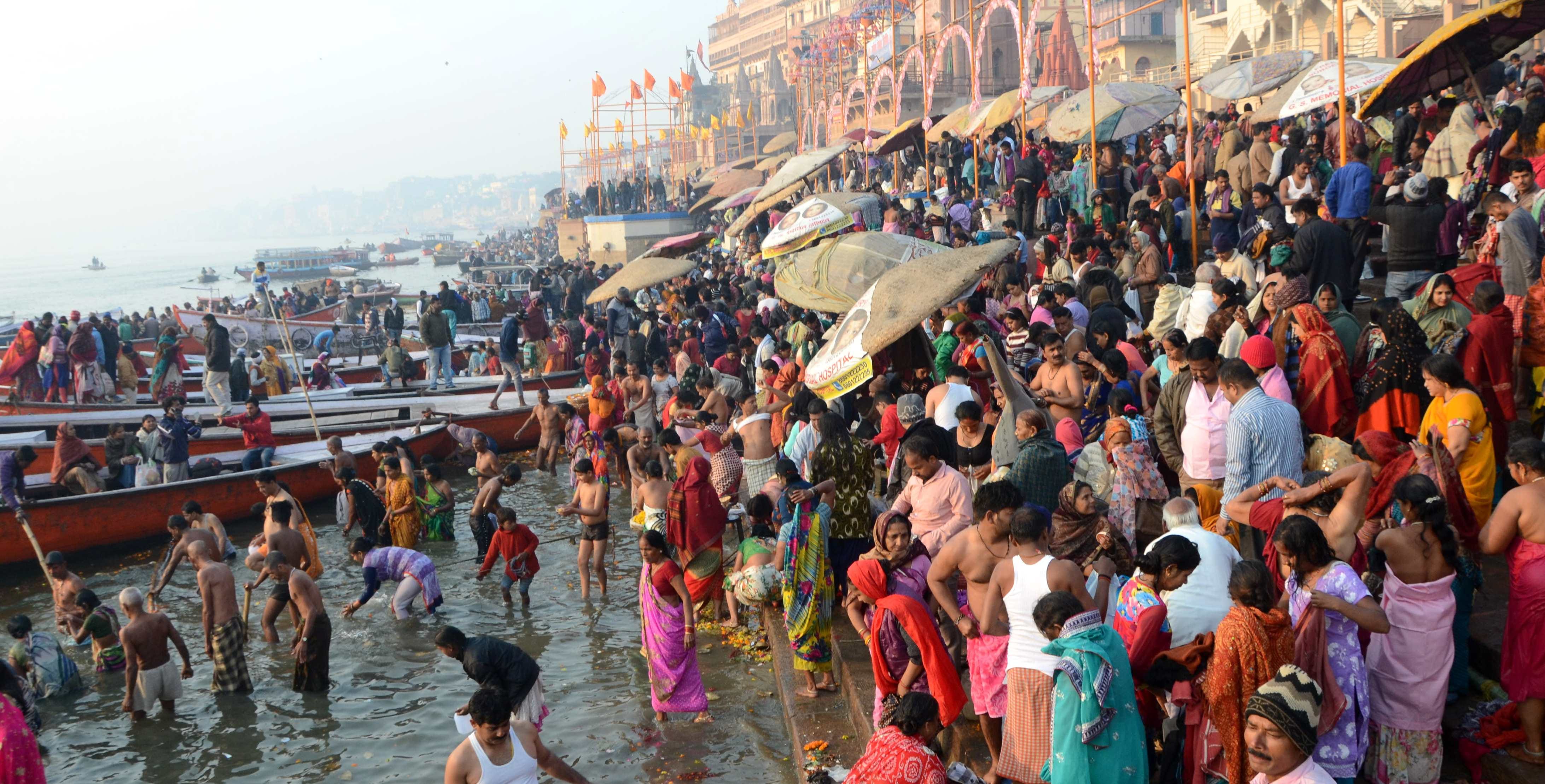 Makar Sankranti Varanasi see pictures 