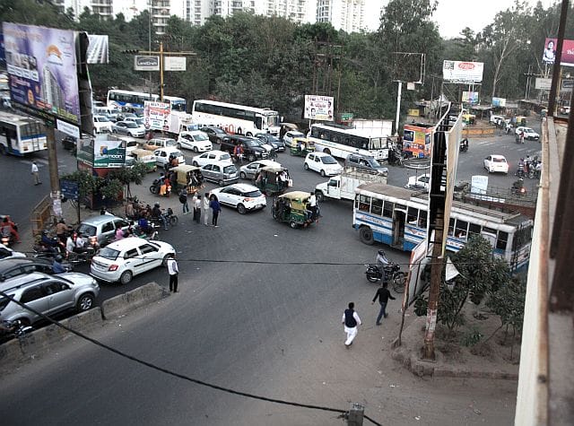After shifting the power line will be built flyover Rajnagar Extension