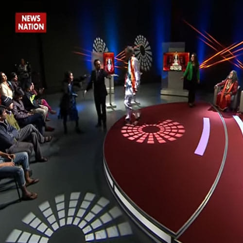 swami om goes violent on live tv show