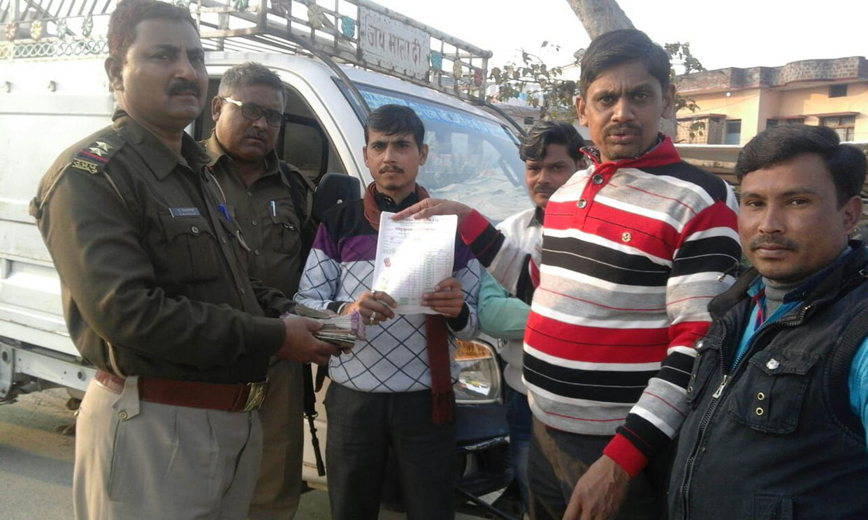 Four lakh cash seized