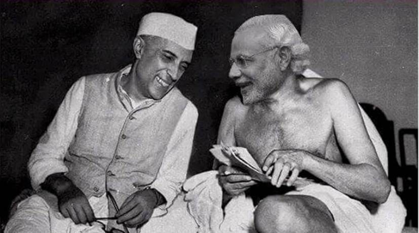 trending pics: PM Modi replacing Mahatma Gandhi photos gone viral on social media