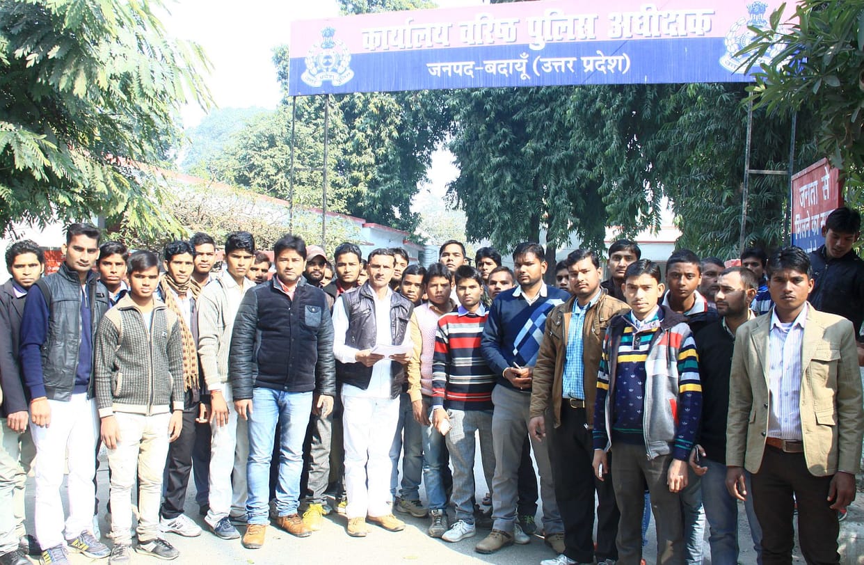 People rushed to the police station to report a comment in case
