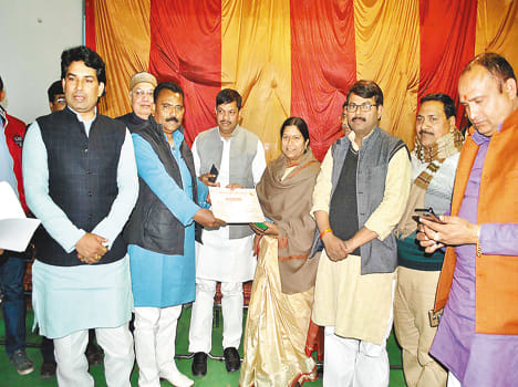 I will stay with pleasure and pain Kshatriya Mahasabha-sarvesh