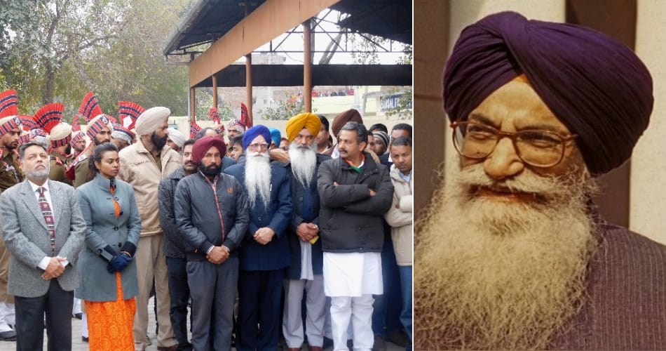 Funeral of ex cm barnala, punjab news