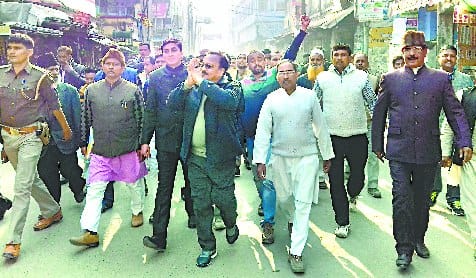 Trapped in violation of the code of conduct of the Bhagavat roadshow