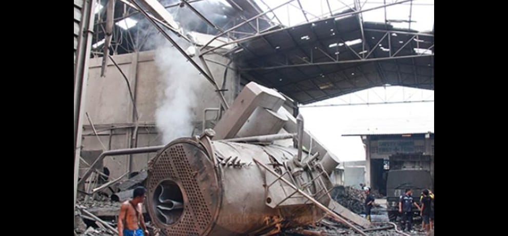 Two workers in the boiler exploded scorched Gurugram
