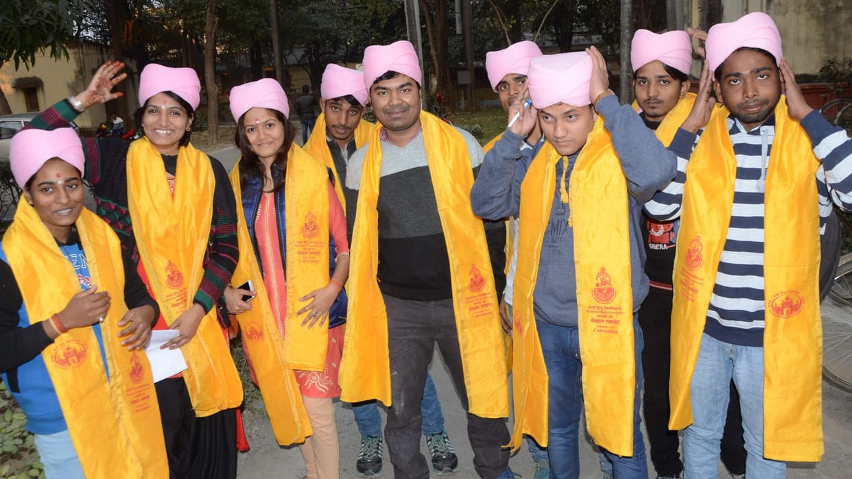  Convocation of BHU on 16 Jan.