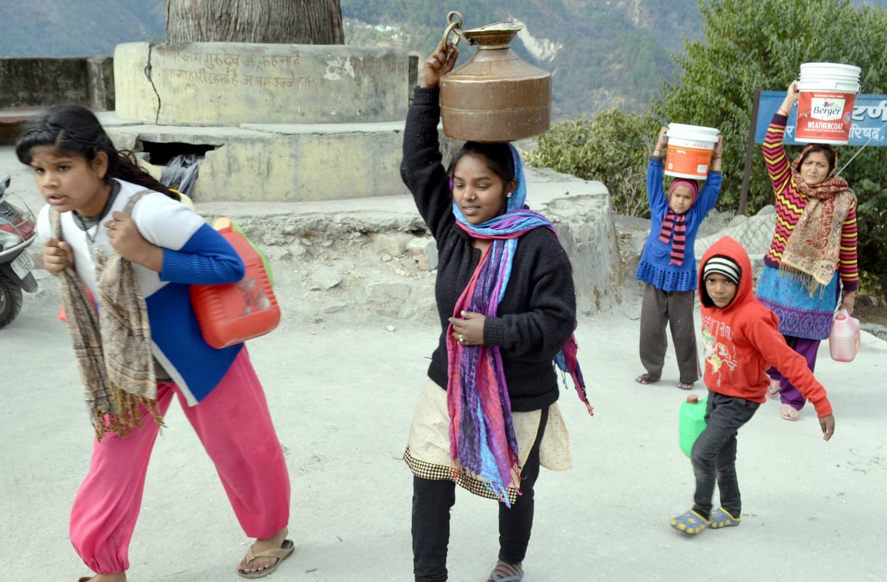 Continued for the fourth day in Gopeshwar water crisis