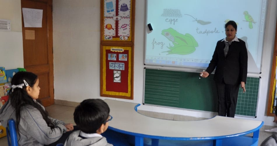 Classrooms of government schools of smart city are also getting smart