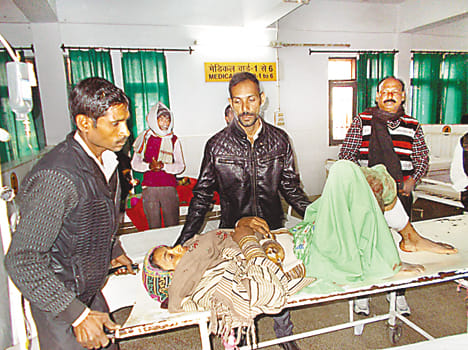 The old woman shot in antagonism, recruitment
