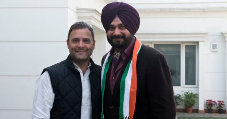Navjot Singh Sidhu arrives in Amritsar; welcomed by Congress party workers