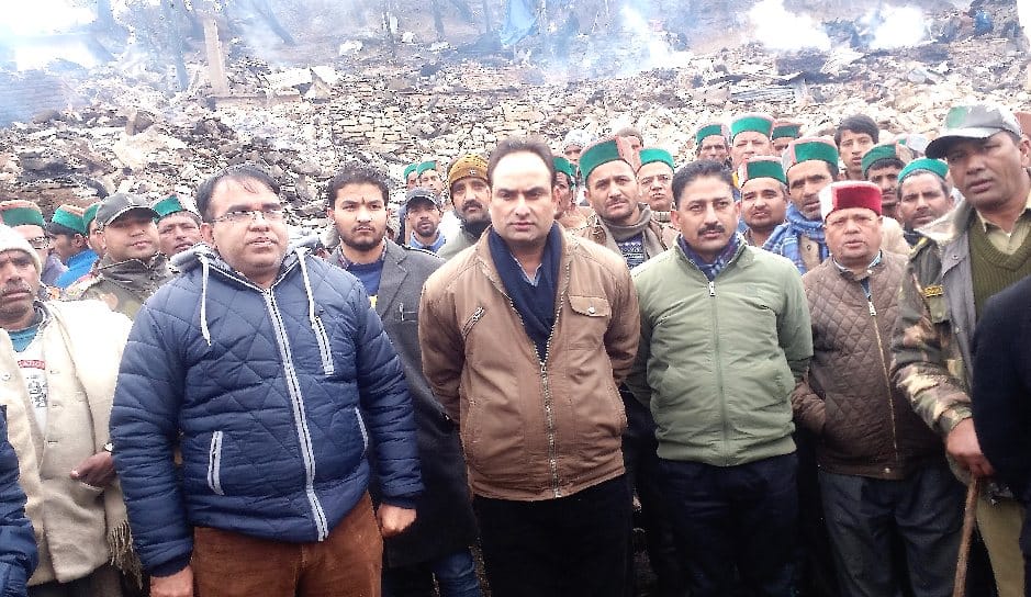 Fire Break Out in Tangdu Village of Rohru, Shimla.
