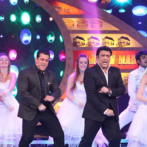 salman and govinda dance together at bigg boss stage