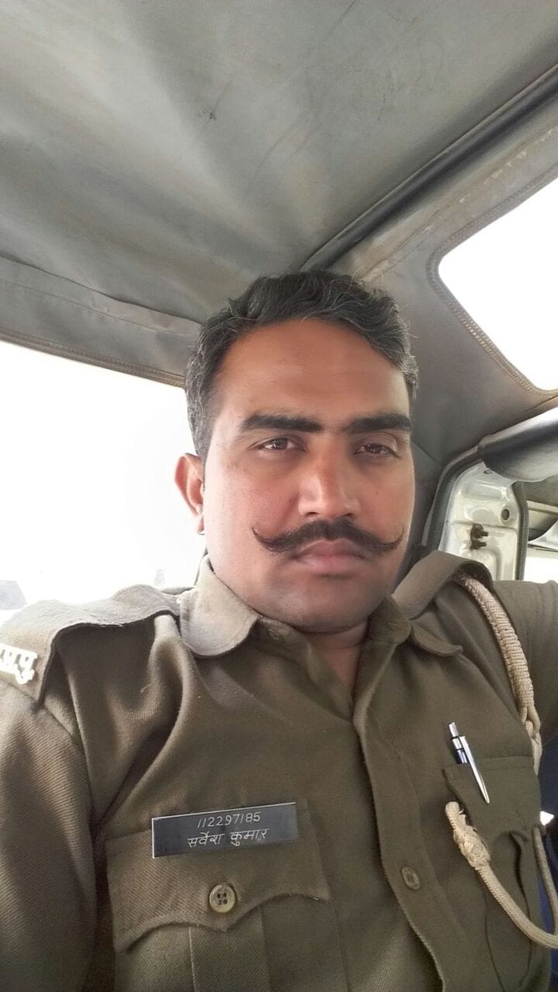 now a police man upload a video