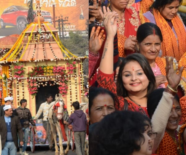  pics of uttrayani shobha yatra.