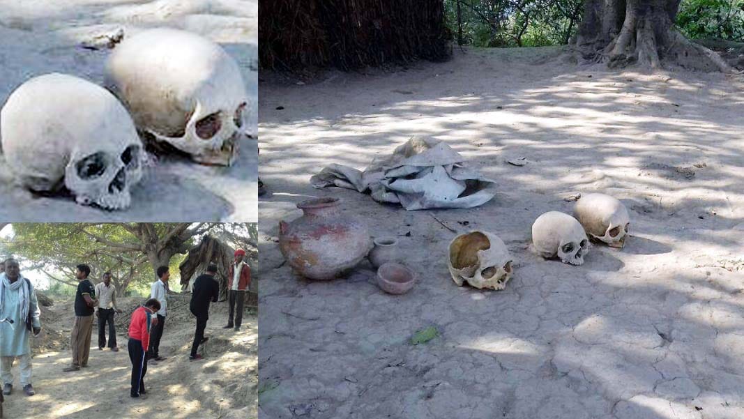 centuries old skeletons found hardoi