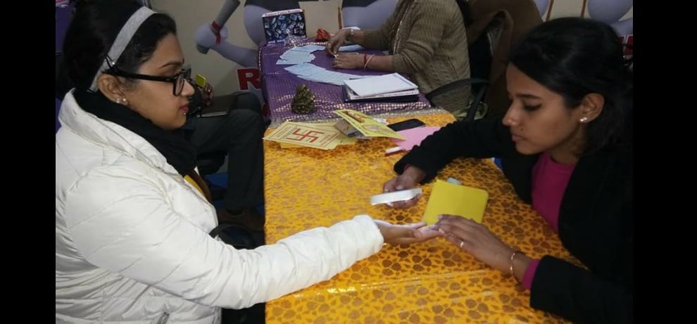 love, breakup and future, telling woman astrologer in your hand ridges