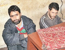 cantt area caught two suspected
