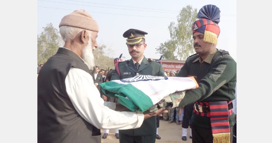 Army man died in jammu kashmir, haryana ambala news