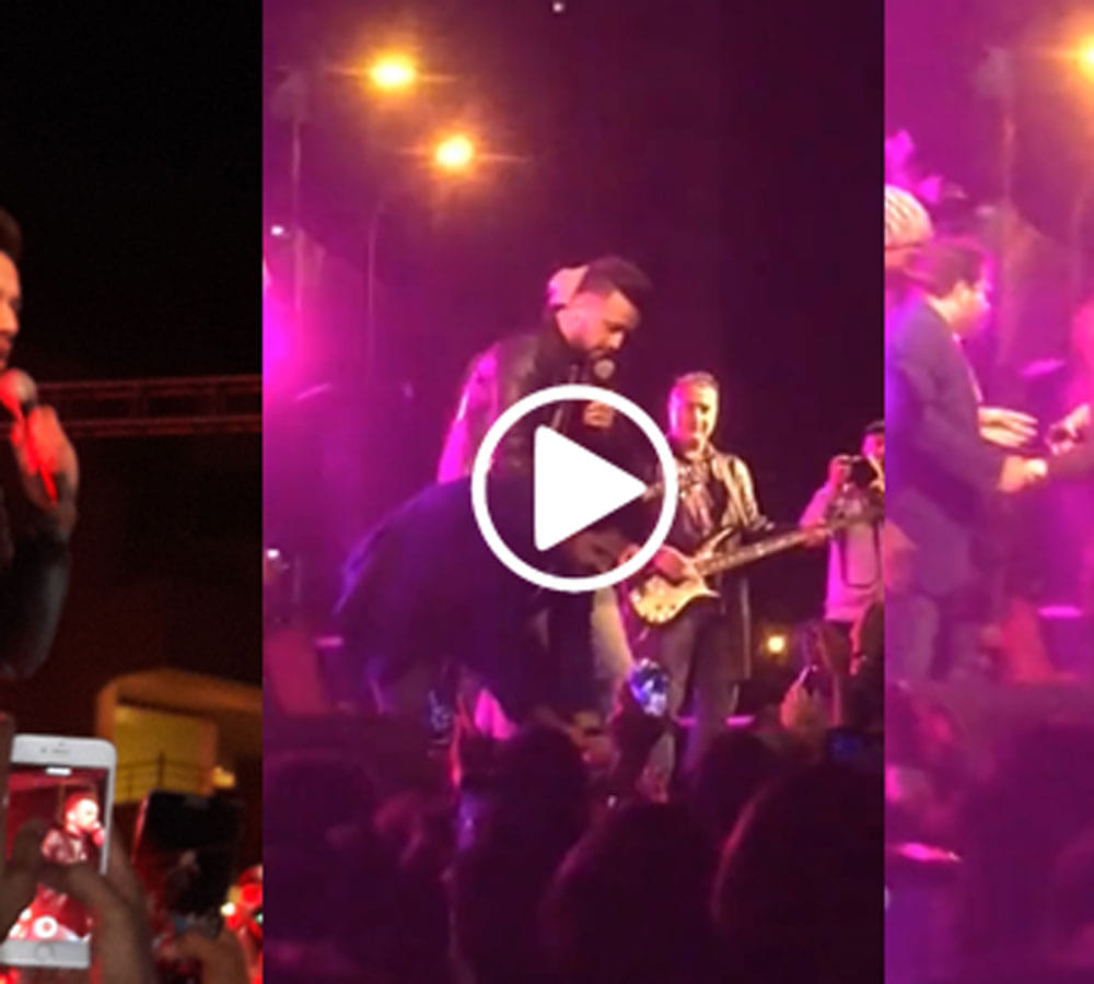 Atif Aslam stops a concert mid-way and rescues a girl from getting harassed