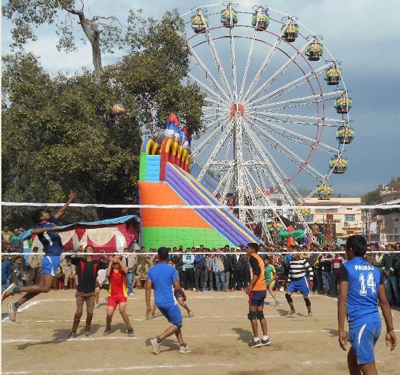Bageshwar Fair played volleyball