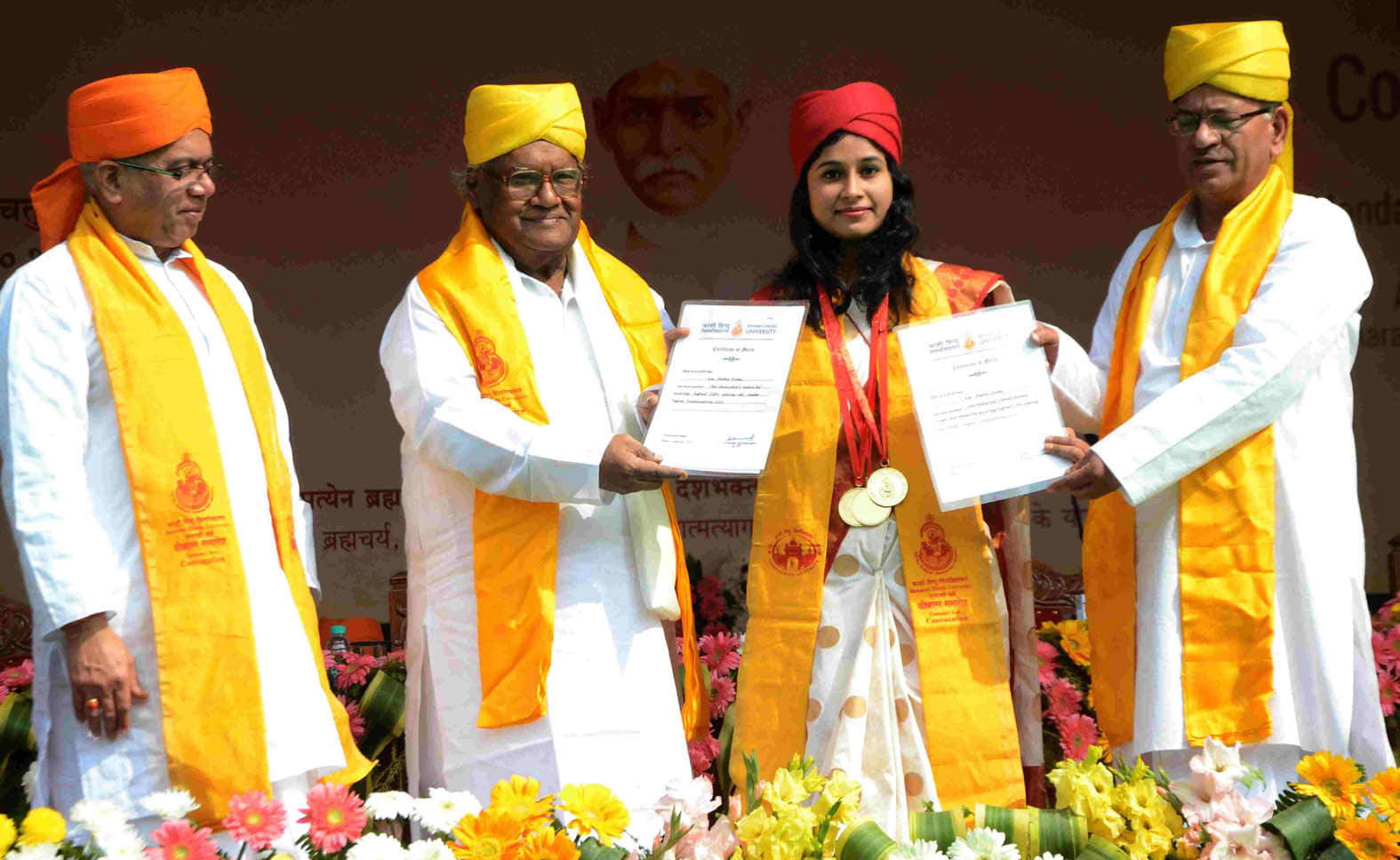 bhu 99th convocation, see on picture