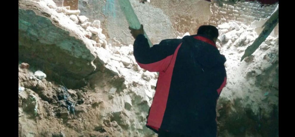 See this traumatic incident, how fallen houses down, took the lives of elderly couple