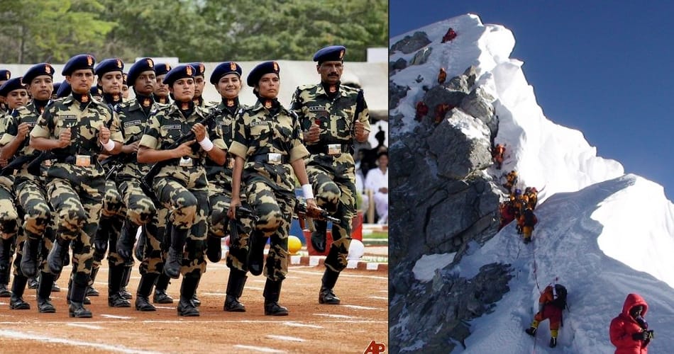 indian para military force lady wing will start camp to win mount everest in year 2018